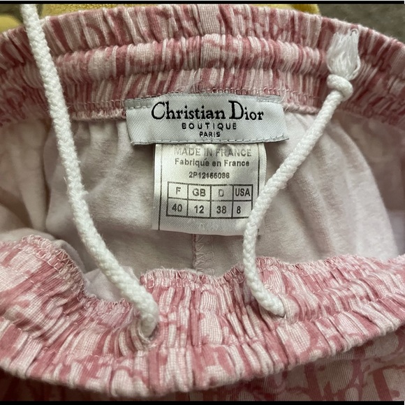 SOLD~Diorissimo Monogram Lounge Pants - Picture 6 of 10